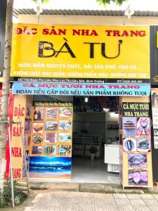 cửa hàng đặc sản nha trang bà tư